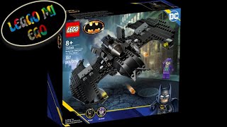 LEGO Batman Batwing 76265 Review and Speed Build [upl. by Nylirehc]