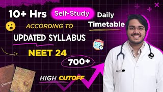 10 Hours Daily Self Study TimeTable for 700 in NEET 2024  Dr Aman [upl. by Uohk833]