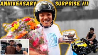 ANNIVERSARY SURPRISE Binduli  SAHAS KO CAR MA SABJI KINDAI  FT YabeshThapa BizenOfficial [upl. by Yarvis]