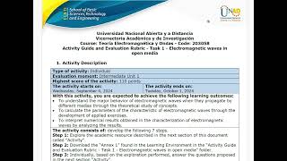 Task 1  Electromagnetic waves in open media [upl. by Knapp]