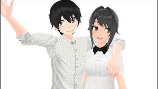 MMD Ayano And Taro  Good Time [upl. by Ronny]