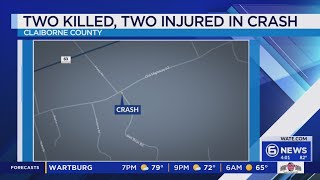 Two killed two injured in Claiborne County crash [upl. by Nomannic196]