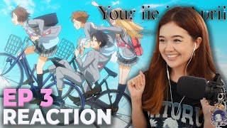 HER ACCOMPANIST  Your Lie in April Episode 3 Reaction  first time watching [upl. by Godliman]