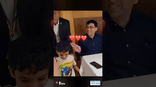 Cutest 3 year old Anish meets Vishy Anand ❤️ vishyanand chess [upl. by Gwenny]