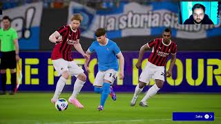 eFOOTBALL 2025  CROLLO DEL NAPOLI AL MARADONA 😞 UN MILAN FENOMENALE CI ABBATTE CON LAMINE YAMAL 😰 [upl. by Llehsor]