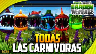 quotTodos las Carnívorasquot  quotAll Chompersquot Recopilación  Plantas Vs Zombies Garden Warfare [upl. by Leak448]