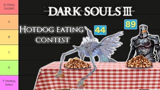 Ranking All DS3 Bosses On If They Could Win A Hotdog Eating Contest [upl. by Yrovi653]