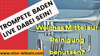 Trompete reinigen  welches Mittel benutzen  wie bekomme ich mein Instrument richtig sauber [upl. by Jordanson913]