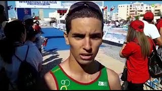 Grand Prix national de triathlon étape de Dakhla  Les réactions de Nabil Kouzkouz et Amine Farih [upl. by Bidle]