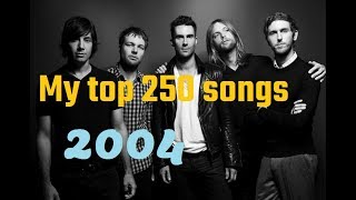 My top 250 of 2004 songs [upl. by Anos475]