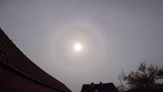 Halo Lichteffekt um die Sonne  Im Mai 2017 [upl. by Roberta]