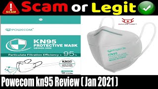 Powecom kn95 Review Jan 2021  Is It A Legit Or A Scam Product Must Watch  Scam Adviser Reports [upl. by Freytag]