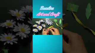 DIY Paper Craft Flower  Baseline Art And crafts [upl. by Roberto]