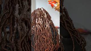 Faux locs braidhairstyle braids locs cooking  butterflylocstutorial hairtutorial [upl. by Iak]