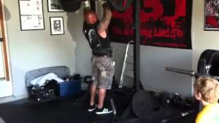 Jim Wendler  Press with Football Bar [upl. by Finnegan]