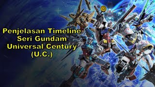 Penjelasan Timeline Seri Gundam Universal Century UC Bahasa Indonesia [upl. by Jojo]