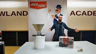 Brewferm Grain Gorilla Pro malt mill NL [upl. by Alvinia]