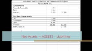 Statements of Financial Position [upl. by Beniamino536]