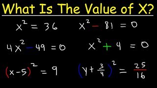 How To Solve Simple Quadratic Equations [upl. by Lydie190]