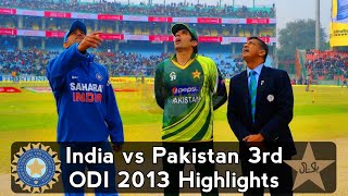 India vs Pakistan 3rd ODI 2013 at Delhi [upl. by Ekusuy]