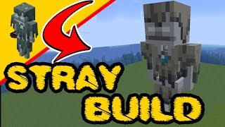 Minecraft Stray  Stray Statue Build  Minecraft Statue Build PS4 XBox PC Pocket Edition Switch [upl. by Busey]