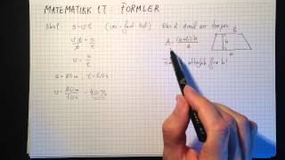 Matematikk 1T Formler [upl. by Clyte804]