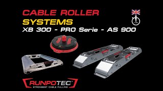 RUNPOTEC cable roller XB 300 and cable drum roller [upl. by Pears368]