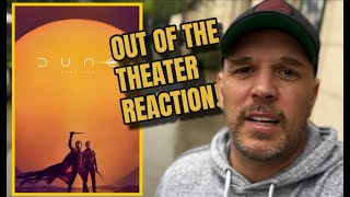 Dune Part 2 Out Of The Theater Reaction [upl. by Torey823]