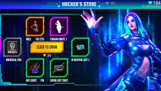 New Hacker Store Pakistan Server event Hacker Store Free Fire Iron blade  Free Fire Pakistan 🇵🇰 [upl. by Bradford]