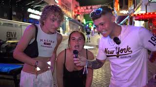 INTERVIEWS ON THE STRIP AYIA NAPA EDITION [upl. by Curson747]