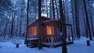 6 months building cabin in the woods off grid house start to finish [upl. by Trey126]