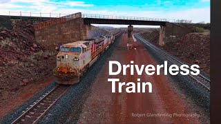 Rio Tintos Robot Train at Western Creek Junction Western Australia [upl. by Tyrus362]