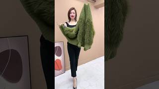 new winter stlish pure feather long sweater for girls trendingfashion fashiontrands [upl. by Lamdin]