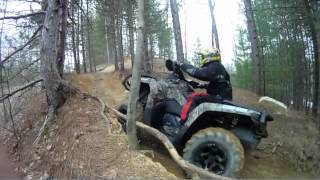 ATV Review 2012 Can Am Outlander 1000 XT [upl. by Lichter]