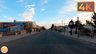 Alpine Texas USA An UltraHD 4K Real Time Driving Tour of a Small Town in West Texas [upl. by Hachmin]