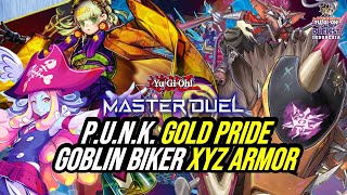 4 ENGINE JADI SATU BAHAS PUNK GOLD PRIDE GOBLIN BIKER XYZ ARMOR COMBO YUGIOH MASTER DUEL [upl. by Ahsille342]