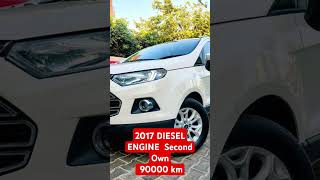 FORD EECOSPORTS TITANIUM PLUS top end model 👉🏻 DIESEL ENGINE 2017 modal Second Owner90000 km wi [upl. by Eylatan]