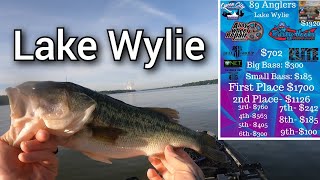 First time fishing Lake Wylie QCKBF tournament [upl. by Mannes]