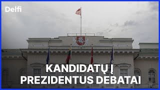 Tiesiogiai kandidatų į Lietuvos Respublikos prezidentus 2024 debatai [upl. by Conners193]