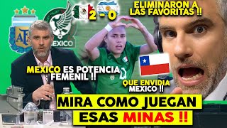 CHILENOS SORPRENDIDOS TRAS LA Victoria DE MEXICO FEMENIL ¡YA SE VEIA VENIR QUE MX GANE ES POTENCIA [upl. by Rech]