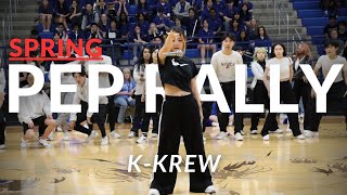 KPOP SPRING PEP RALLY PERFORMANCE 2023 BTS quotMic Dropquot Steve Aoki Remix Ver  PWSH KKrew [upl. by Eedeed]