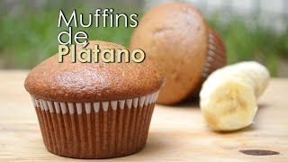 Muffins de Plátano fáciles de preparar HD [upl. by Jeniece]