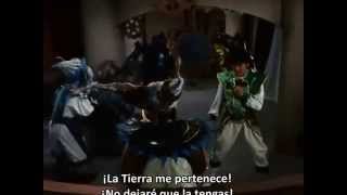 Zyurangers Bandora vs Green Ranger [upl. by Nosyt]