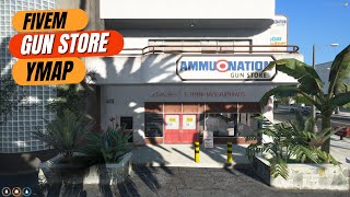 Fivem gun store ymap  Fivem Mods  Interior amp map for Roleplay  FiveM mlo store [upl. by Perr]