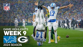 Detroit Lions vs Green Bay Packers  2024 Week 9 Game Highlights [upl. by Elizabeth]