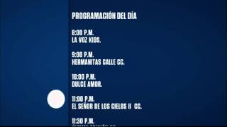 Programación Caracol Televisión Colombia 261015 [upl. by Inalaek94]