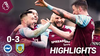 SUPER WIN  HIGHLIGHTS  Brighton v Burnley 202122 [upl. by Selina]