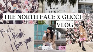 VLOG 1  The North Face x Gucci  Day in Brooklyn  Alicia Villafana [upl. by Aleac555]