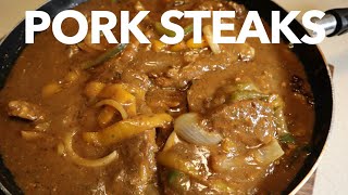 How to make Delicious Smothered Pork Steaks [upl. by Elma]