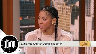 Candace Parker on the WNBAs rise Its about the rivalries  The Jump  ESPN [upl. by Oirotciv349]